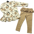 Komplet  bawełniany dla dziewczynki  TUNIKA + LEGGINSY - Star Kids